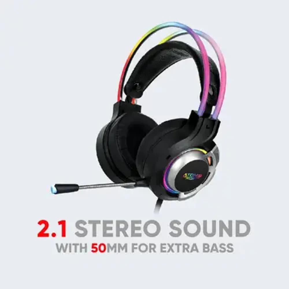 ARMAGGEDDON ATOM 9 RGB GAMING HEADSET 