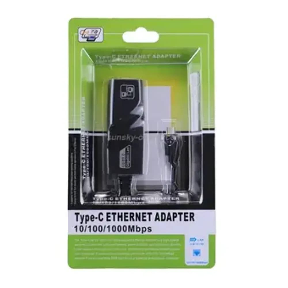 TYPE C TO LAN 10/100/1000Mbps ETHERNET ADAPTER