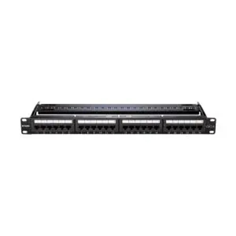 NPP-6A1BLK241 PATCH PANEL CAT 6 A UTP KEYSTONE TYPE 24 PORT FULLY LOADED