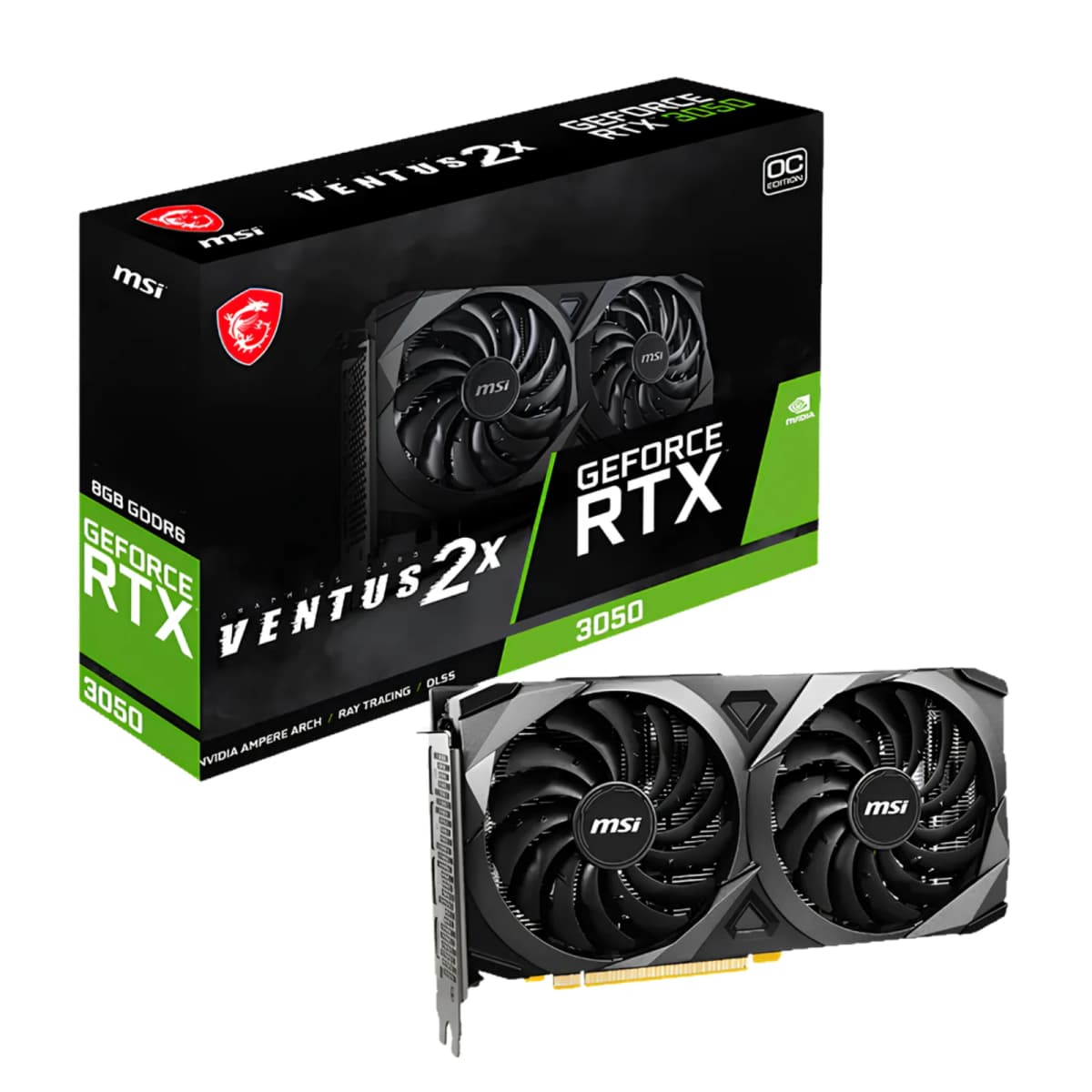 MSI Geforce RTX 3050 Ventus 2x OC Graphic Card