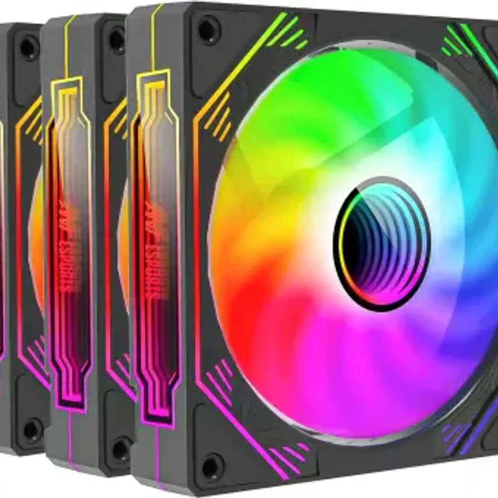 SQ-120 RGB 3-IN-1 ARGB FAN KIT WITH REMOTE
