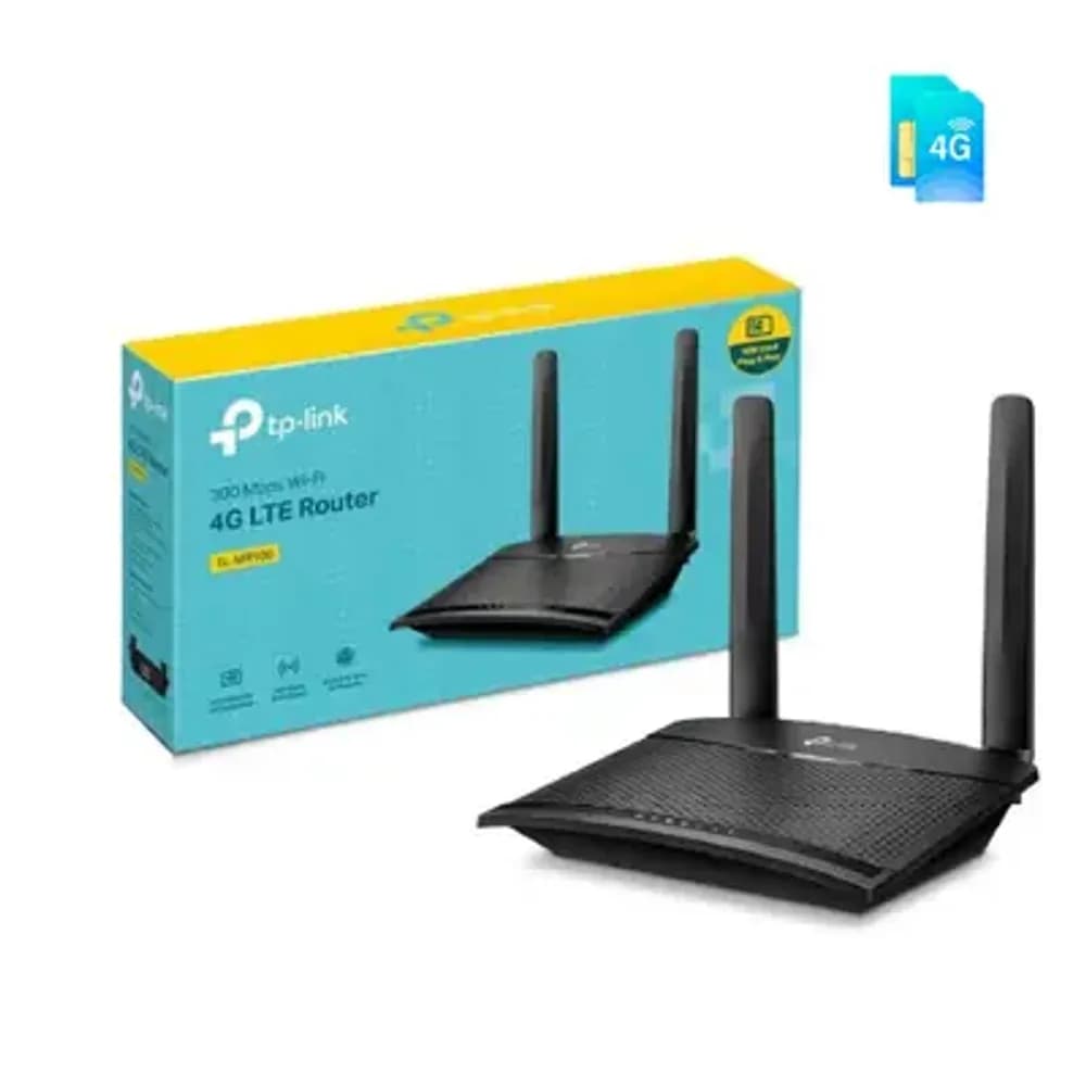 TP LINK TL-MR100 300MBPS WIRELESS N ROUTER | 4G LTE WIFI ROUTER WITH 4G SIM SUPPORT
