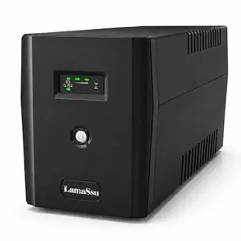 OFFLINE UPS 2000VA LED SHORT BACKUP,PLASTIC CAING WITH4 OUTPUT SOCKETS
