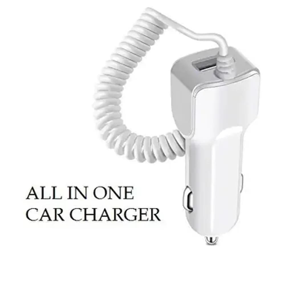  2.4A SAFETY CAR CHARGING ADAPTER SPRING WIRE