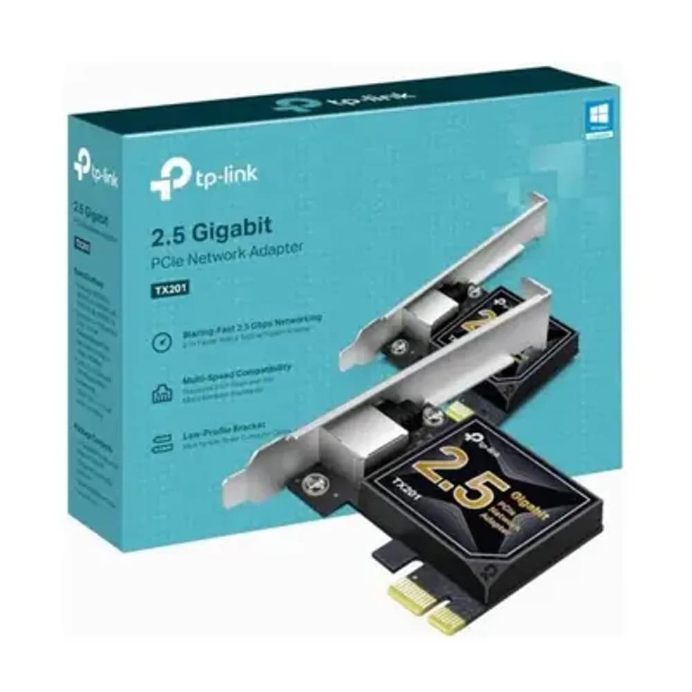 TP LINK TX201 2.5 GIGABIT PPCLE NETWORK ADAPTER 