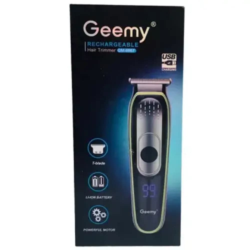 GEEMY GM-6667 RECHARGEABLE HAIR TRIMMER