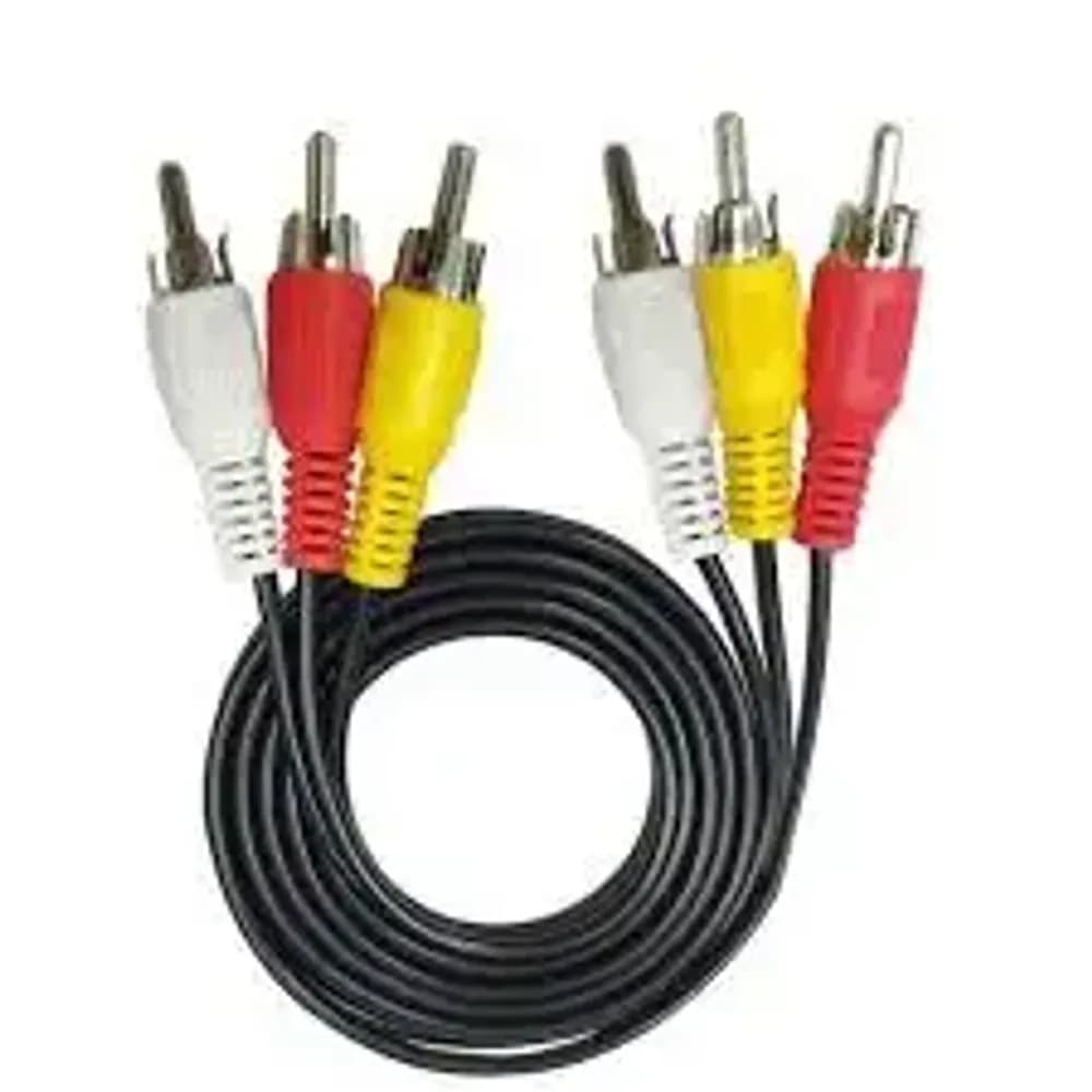 3RCA TO 3RCA AUDIO VIDEO CABLE