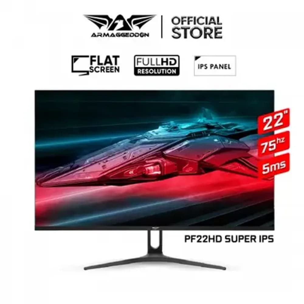 ARMAGGEDDON PIXXEL PRO PF22HD 22` INCH 75Hz 5ms GAMING MONITOR