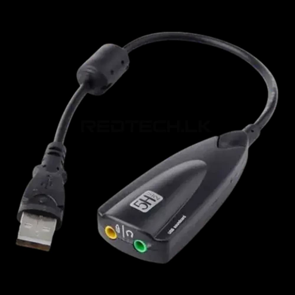 USB 5HV2  7.1 VIRTUAL SURROUND SOUND 12 CHANNEL EQUALIZER USB 2.0 