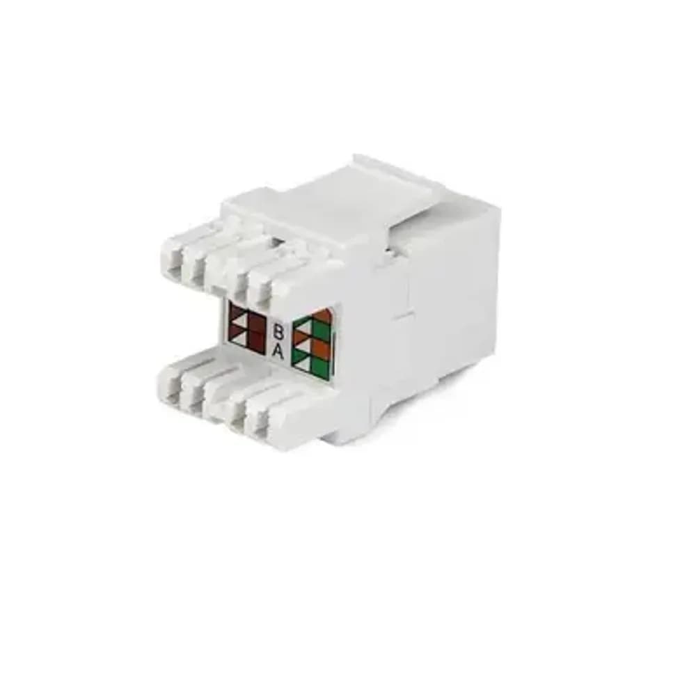 NKJ-C6WHI1B21 JACK CAT 6KEYSTONE UTP WHITE