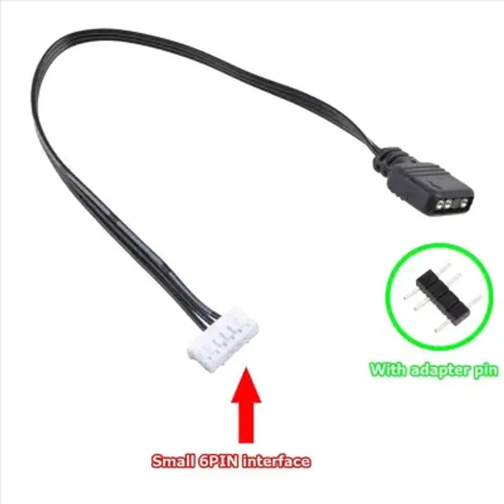 ARGB 6 PIN TO 3PIN RGB CONVERTER