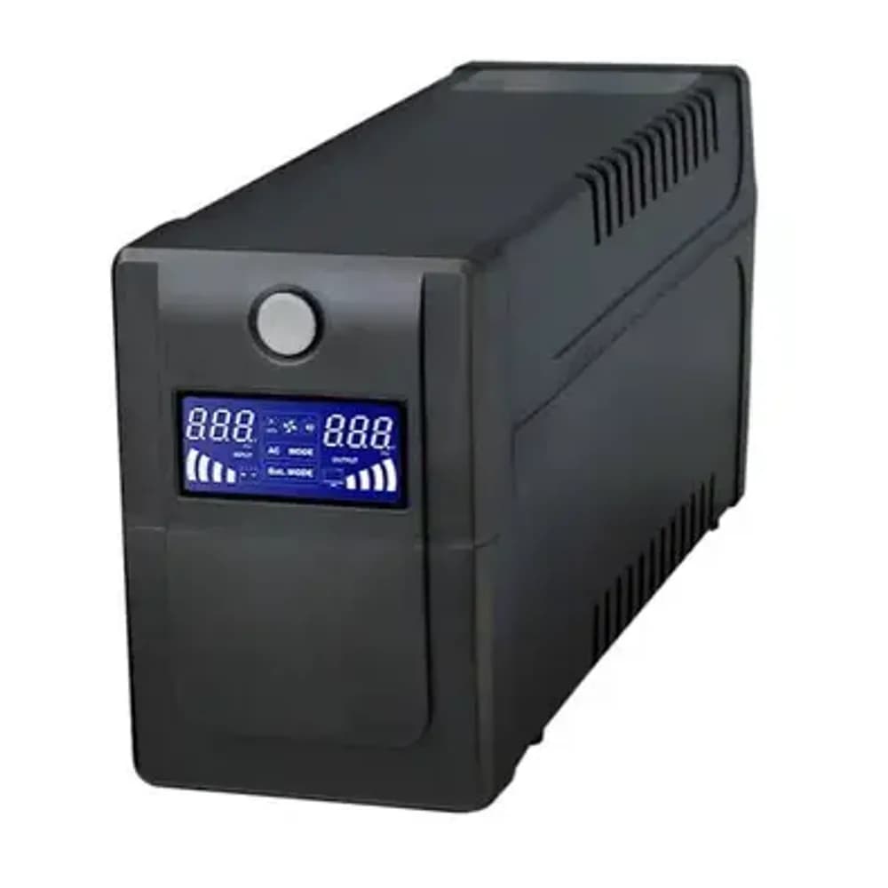 OFFLINE UPS 650VA LED 390W SHORT BACKUP, PLASTIC CASING, WITH 2 OUTPUT SOCKETS