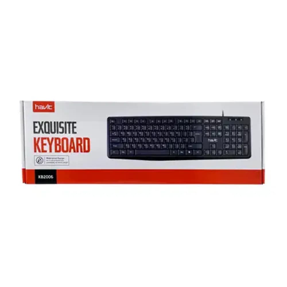 HAVIT KB2006 EXQUISITE KEYBOARD WATER PROOF 