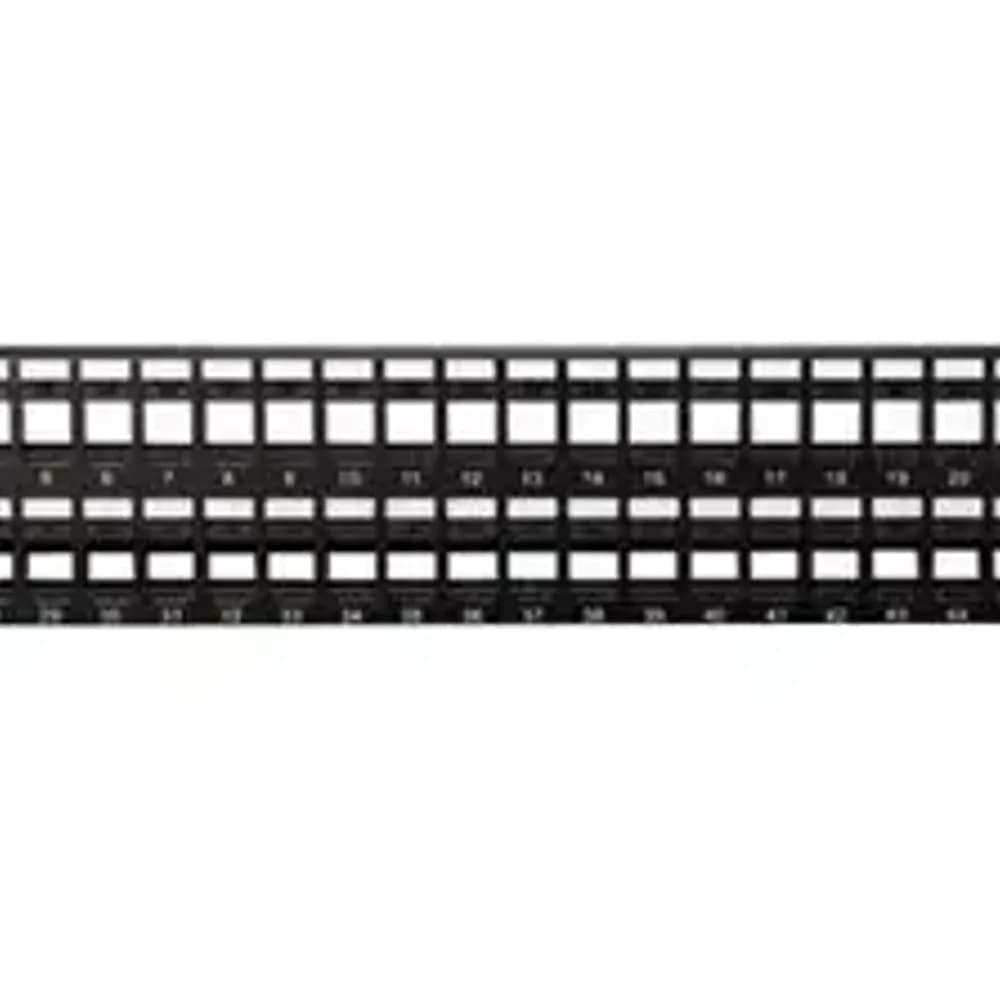 NPP-AL1BLK481 PATCH PANEL UTP KEYSTONE 48 PORT UNLODED CAT  5E CAT 6CAT 6 A