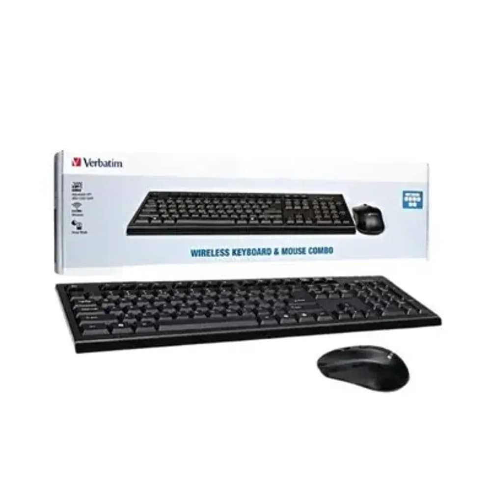 VERBATIM  VAPMK053 WIRELESS KEYBOARD AND MOUSE COMBO  2.4GHZ 