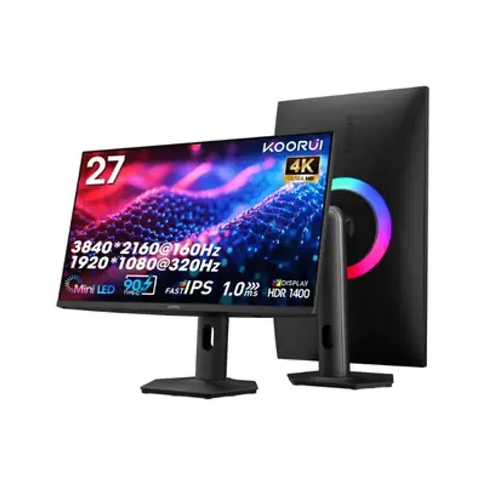 KOORUI S2741LM 27' 4K UHD IPS QD-Mini LED 1ms 320Hz HDR GAMING MONITOR