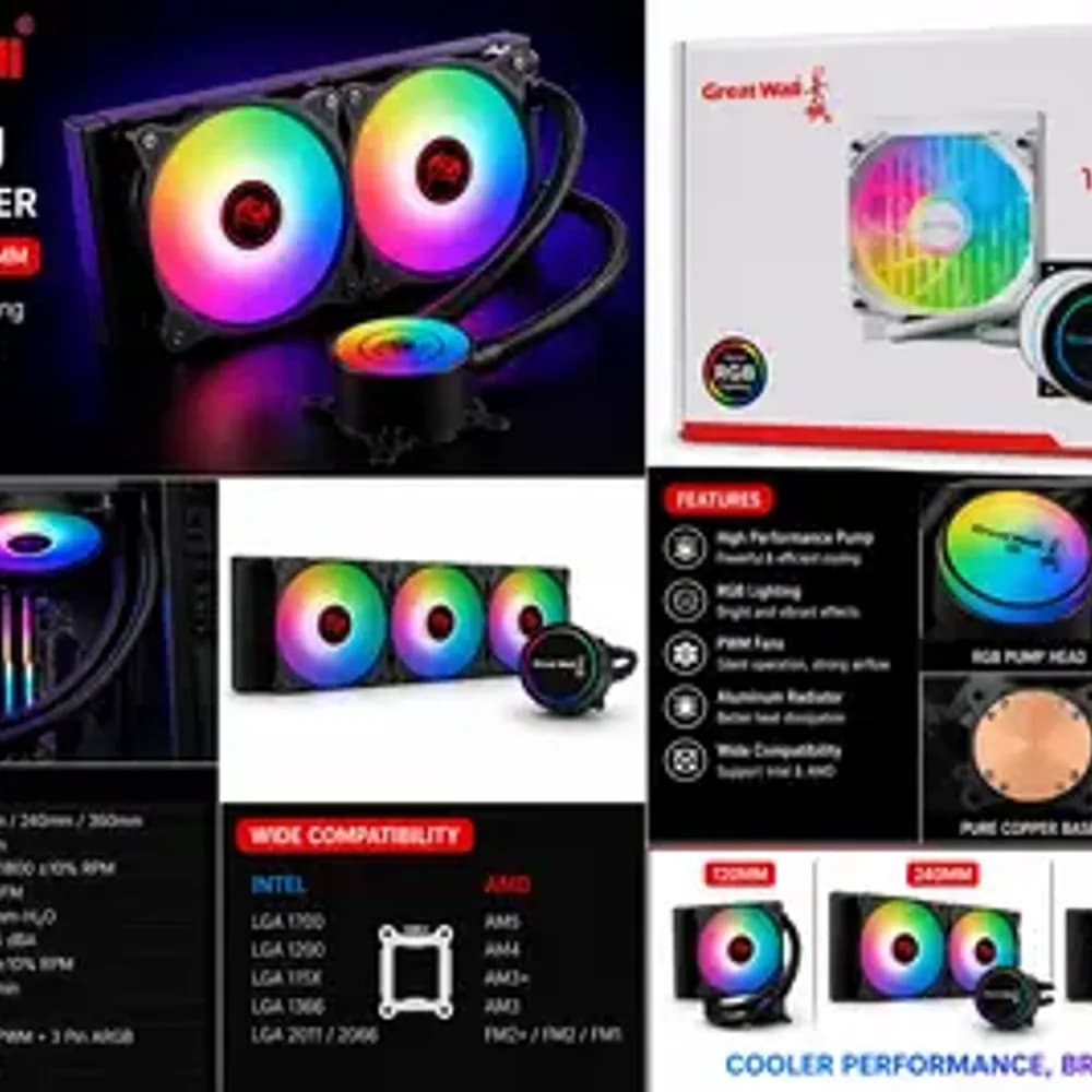 GREAT WALL RGB CPU LIQUID COOLER