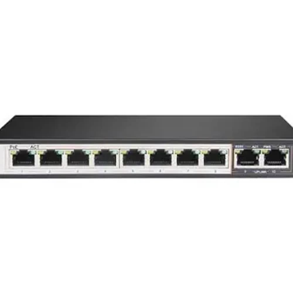 DGS-F1010P-E 8GB POE 2GE UPLINK  120 WATT POE SWITCH