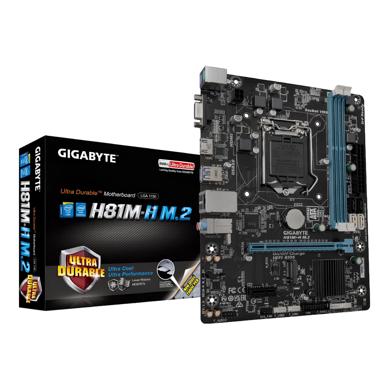 Gigabyte H81M-H M.2 (rev. 1.2) Desktop MotherBoard