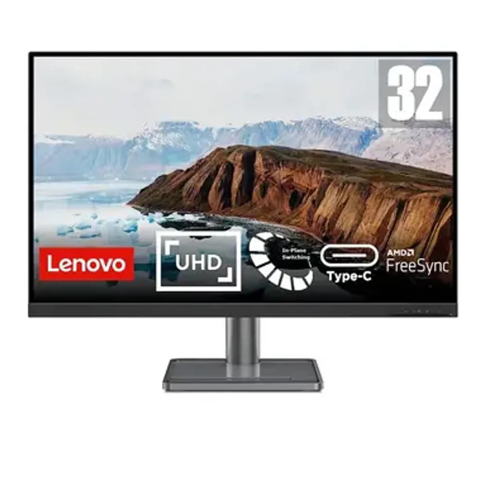 LENOVO L32P-30 31.5" UHD 3840x2160 IPS 60Hz FRAMELESS DESKTOP MONITOR