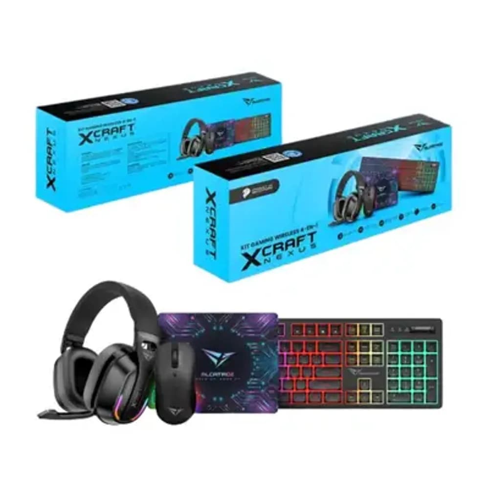 X-CRAFT NEXUS RECHARGEABLE WIRELESS 4 IN 1 GAMING KIT
