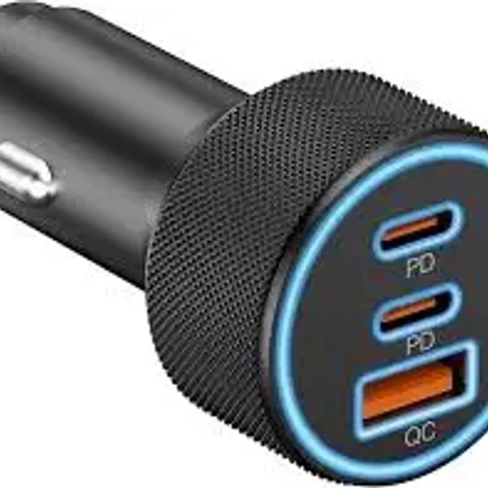 38W 2x USB A + USB C CAR CHARGER