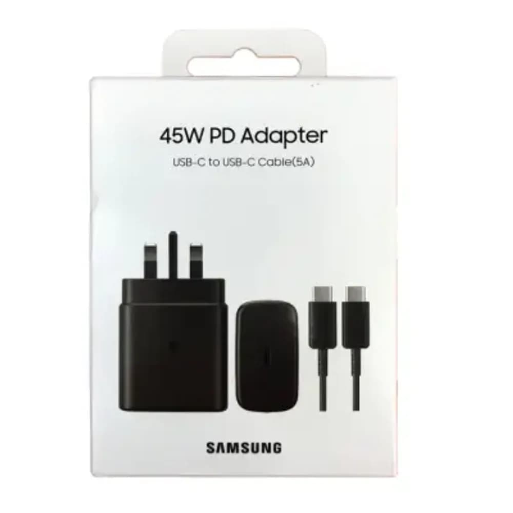 SAMSUNG EP- TA845 45W PD ADAPTER USB C TO USB CABLE   (5A)