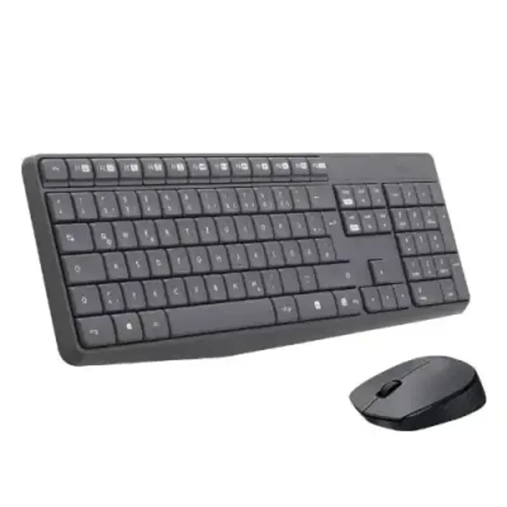 LOGITECH MK235 DURABLE  , SIMPLE , WIRELESS  KEYBOARD AND MOUSE COMBO 