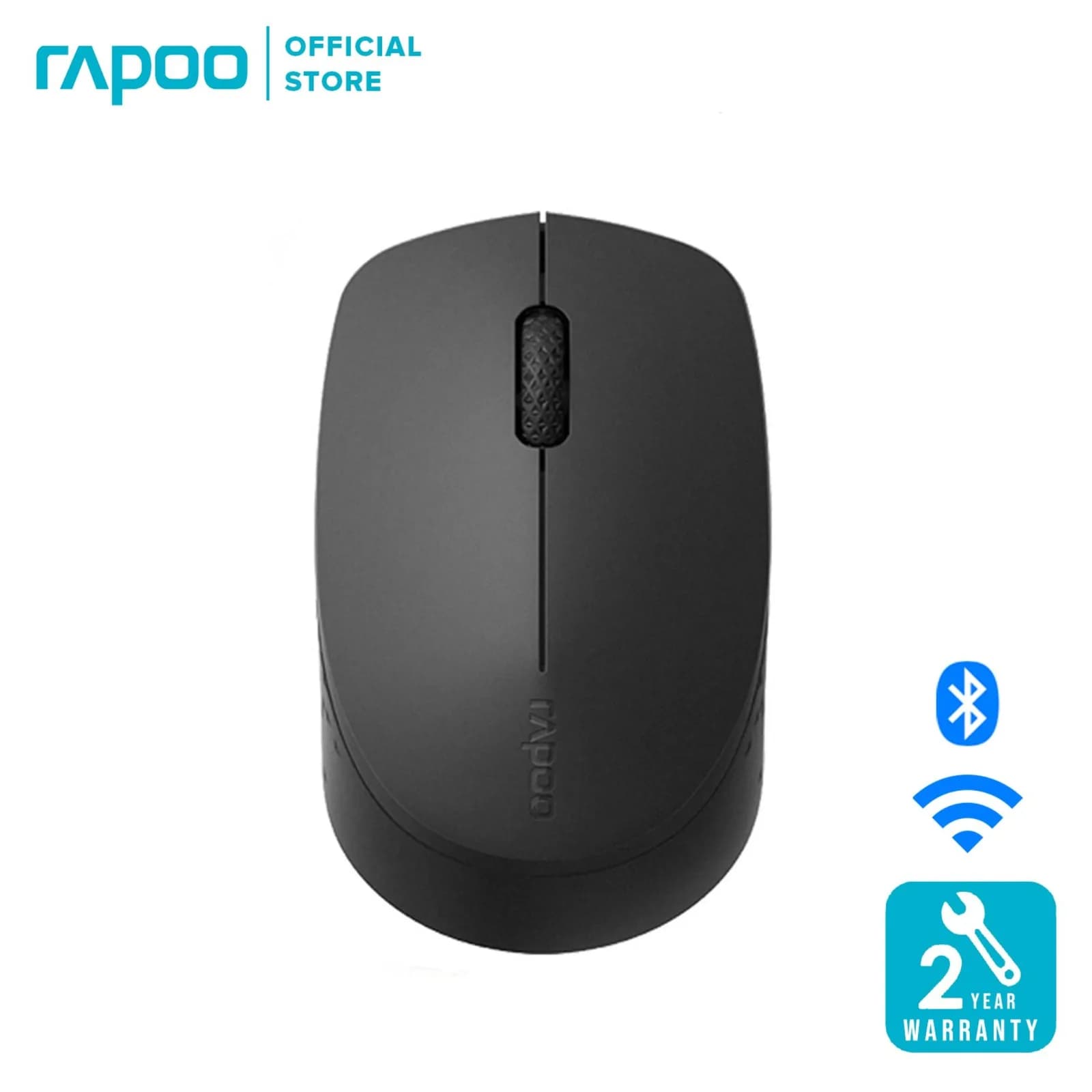 RAPOOMULTI-MODE WIRELESS MOUSE BLK AC