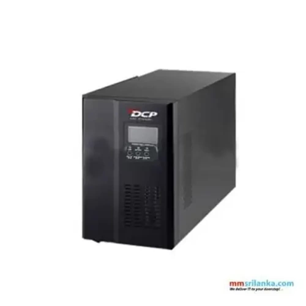 ONLINE  HF UPS 3KVA LCD SHORT BACKUP, BLACK COLOR ,NEW VERSION , METAL PANEL ,96VDC