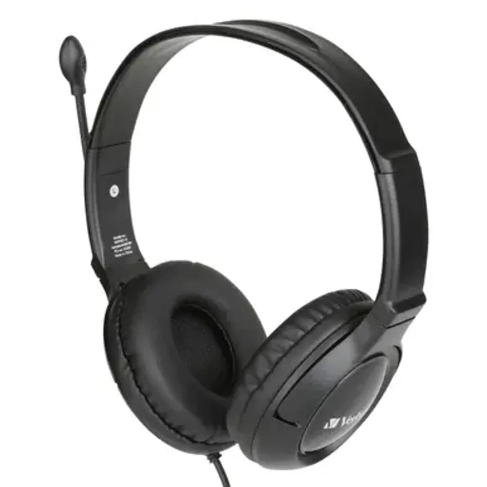 ERBATIM 66705 3.5mm HEADSET WITH NOISE CANCELLING MIC