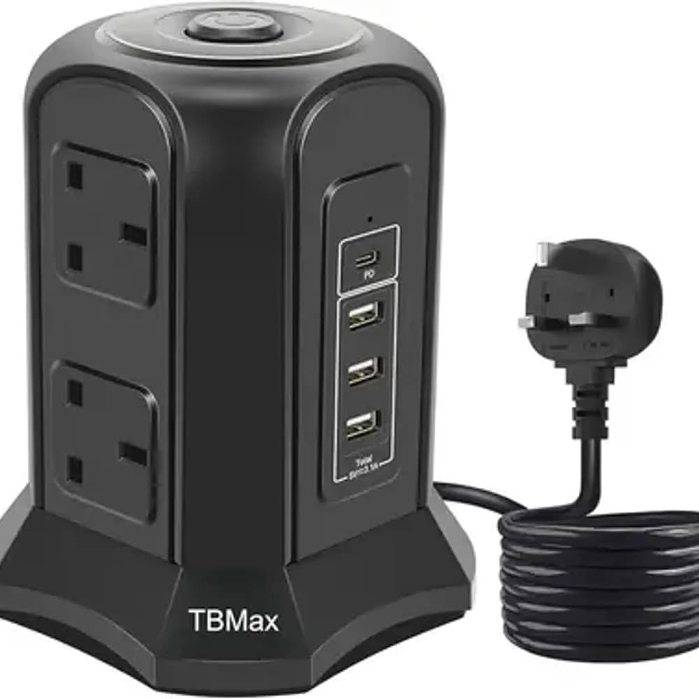 2500W VERTICAL POWER EXTENSION SOCKET 3M