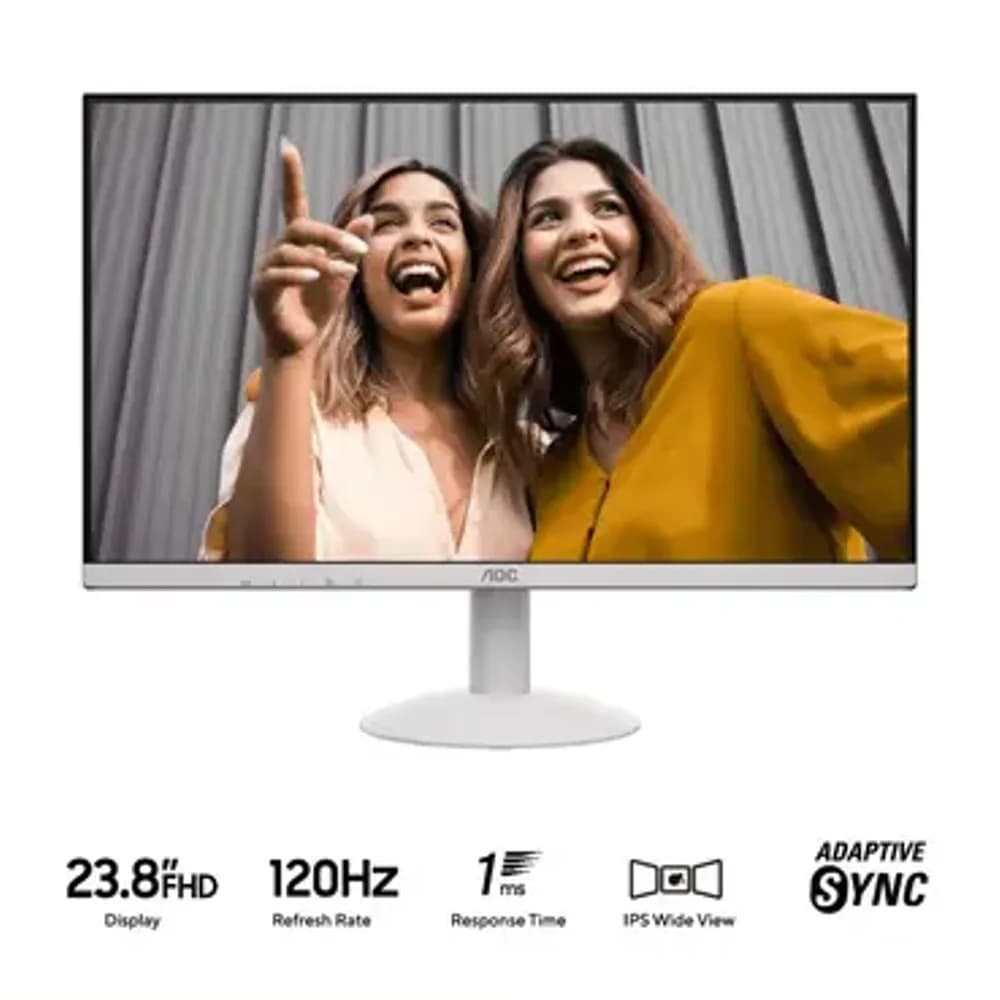 AOC 24B30H2 FHD IPS 23..8` INCH 120Hz [HDMI+VGA] FRAME-LESS MONITOR