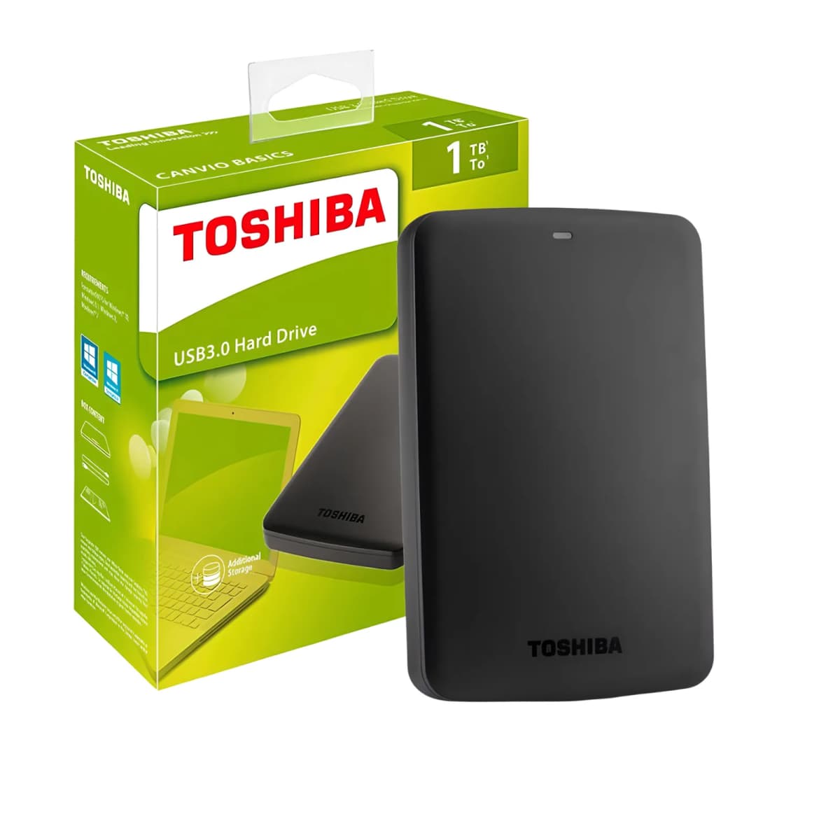 Toshiba Canvio Basics External Portable Hard Disk