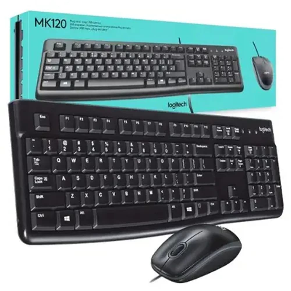 LOGITECH MK120 USB COMBO KEYBOADR