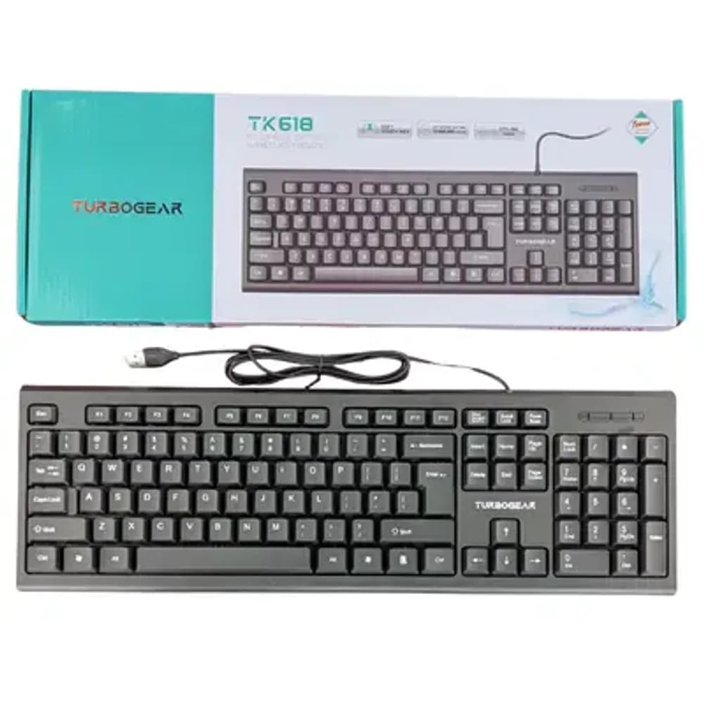TURBOGEAR TK618 WIRED KEYBOARD