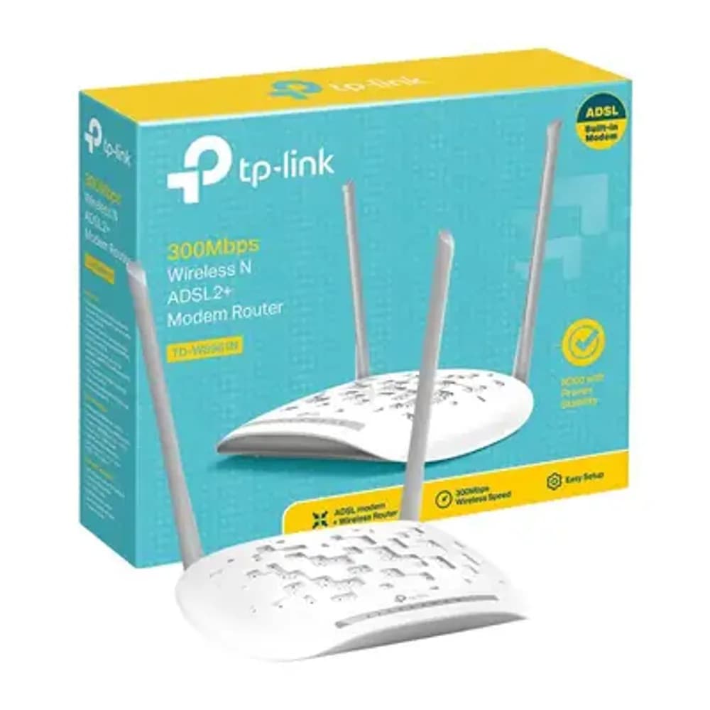 TP LINK TD-W8961N WIRELESS N ADSL2+ MODEM ROUTER