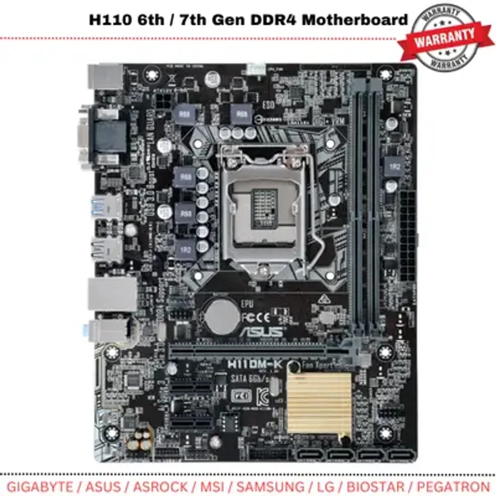 INTEL H110 6TH/7TH GENERATION MOTHERBOARD