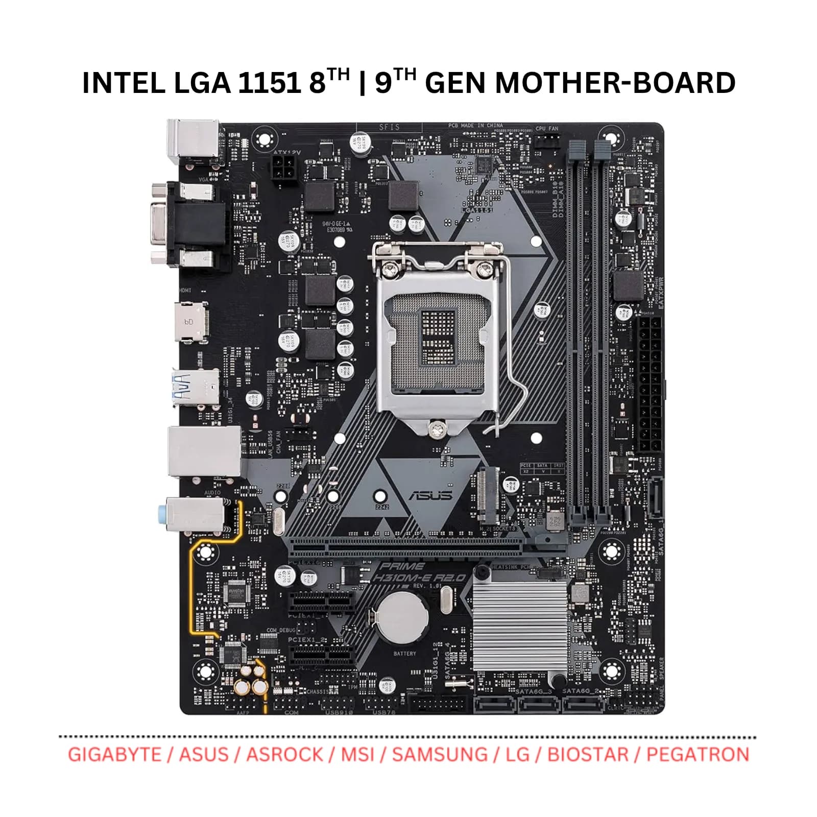 INTEL LGA1151 8 | 9 GENERATION DDR4 MOTHERBOARD