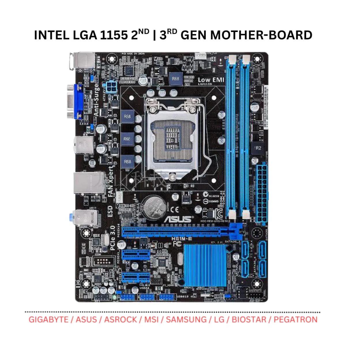 INTEL LGA1155 2 | 3 GENERATION DDR3 MOTHERBOARD