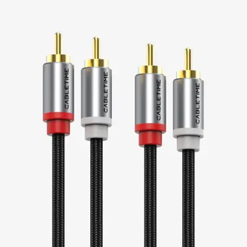 2RCA TO 2RCA HIGH QUALITY AUDIO CABLE