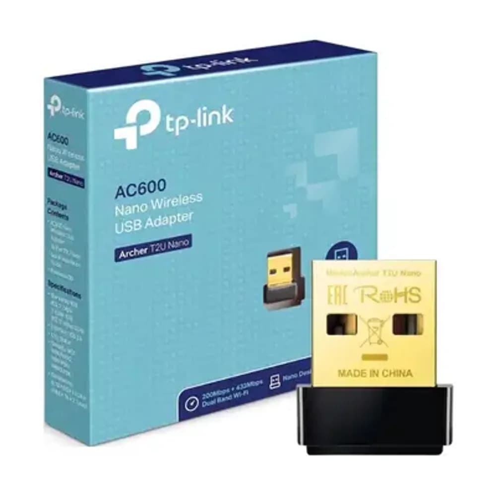 TP LINK ARCHER T2U NANO AC600 NANO WIRELESS USB ADAPTER
