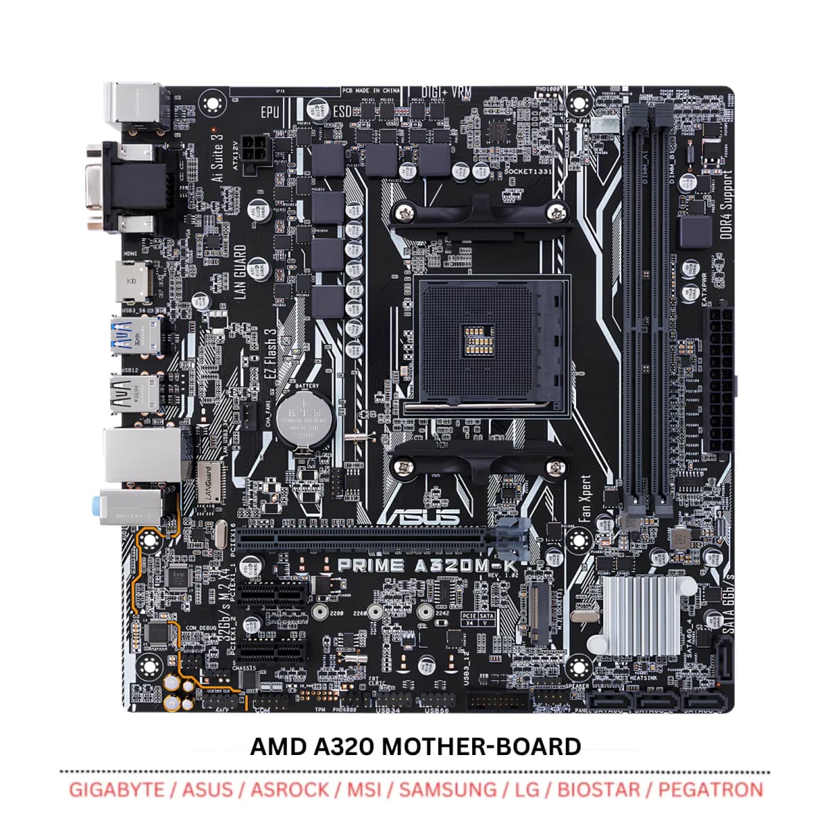 AMD AM4 A320 Desktop Motherboard