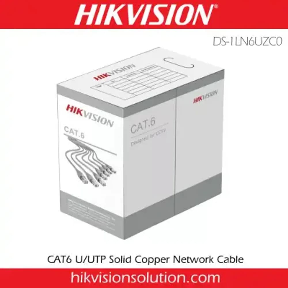 HIKVISION DS-1LN6U-ZC0 CAT 6E FULL COPPER CABLE